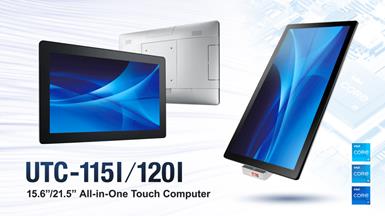 Advantech mở rộng dòng máy tính cảm ứng all-in-one UTC-100 Series với các model sử dụng CPU Intel® Core™ thế hệ 11